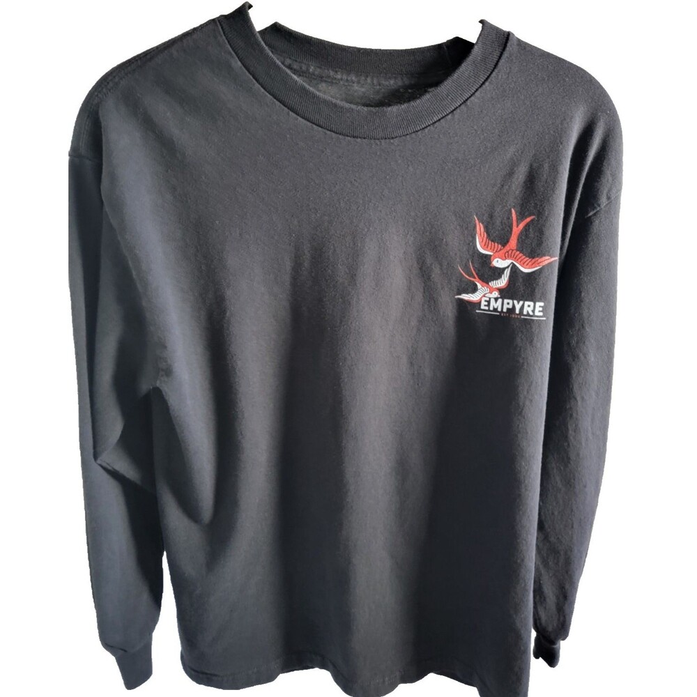 Empyre Shirt Men's Streetwear Long Sleeve Casual Tee